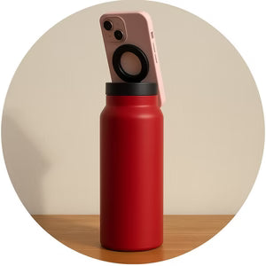 Byoul- Vacuum Insulated Water Bottle with Holder