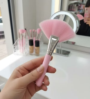 GR - Professional Pink Makeup Brush Set